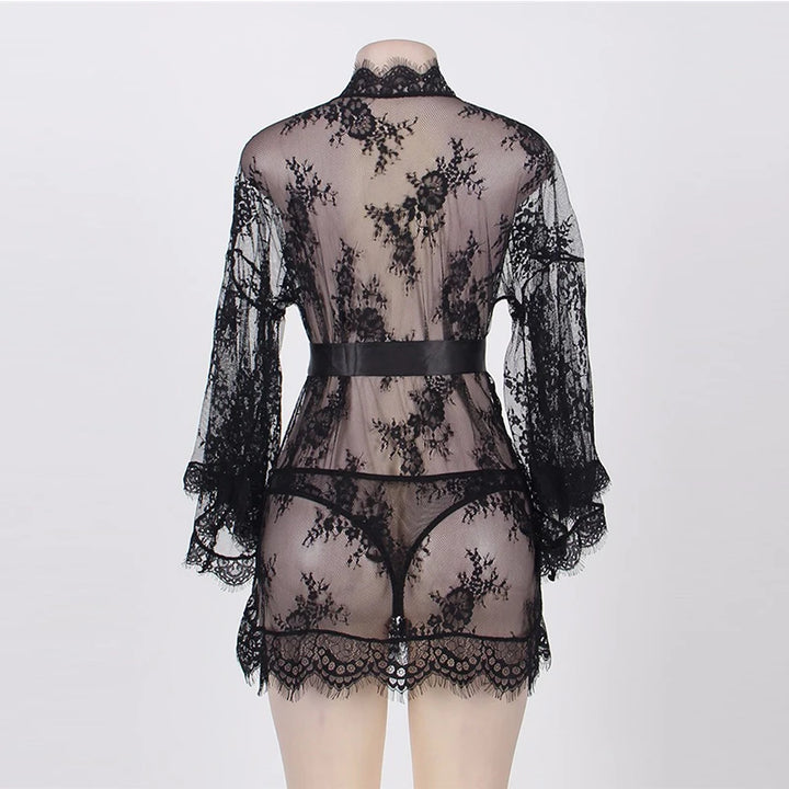 Sheer Mesh Women's Kimono Robe | All For Me Today