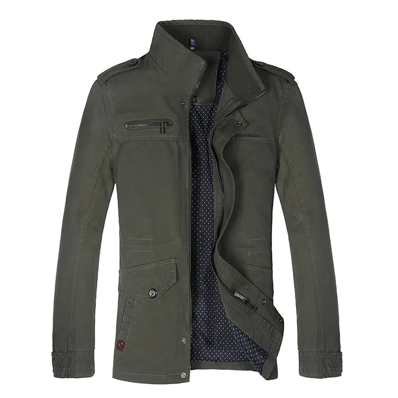 Slim Fit Men's Bomber Trench Jacket | All For Me Today