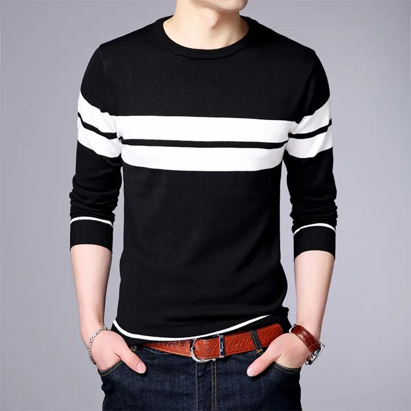 Striped Lines Men's Pullover Sweater | All For Me Today