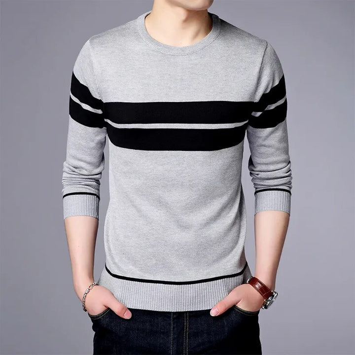 Striped Lines Men's Pullover Sweater | All For Me Today