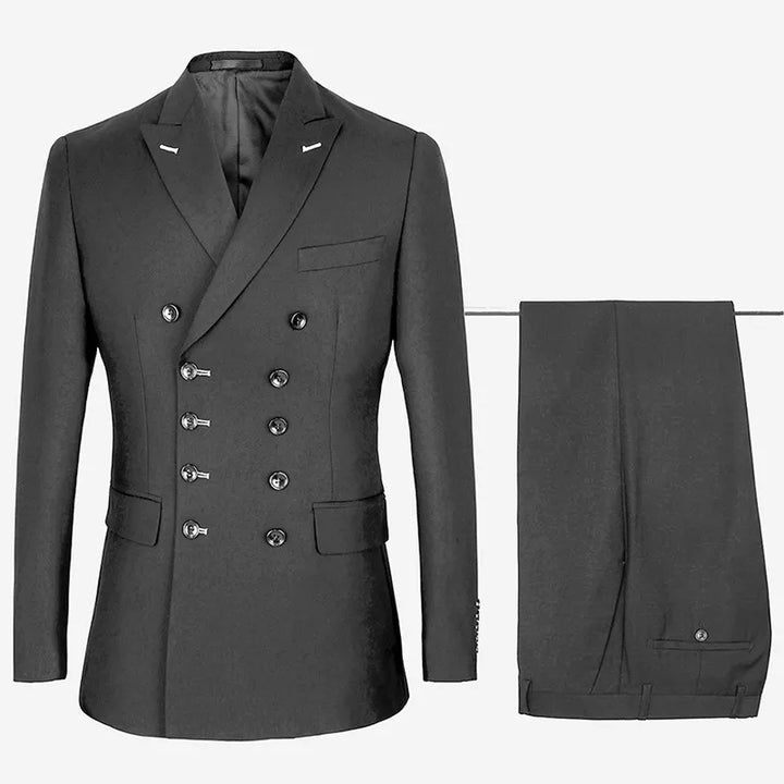 Stylish Double-Breasted Men's Blazers Set | All For Me Today