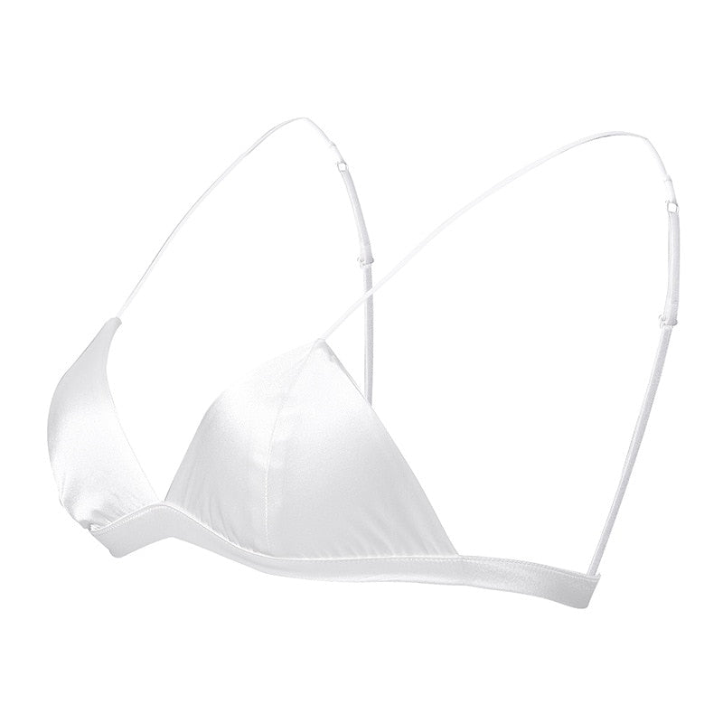 Thin Padded Women Natural Silk Bra | All For Me Today