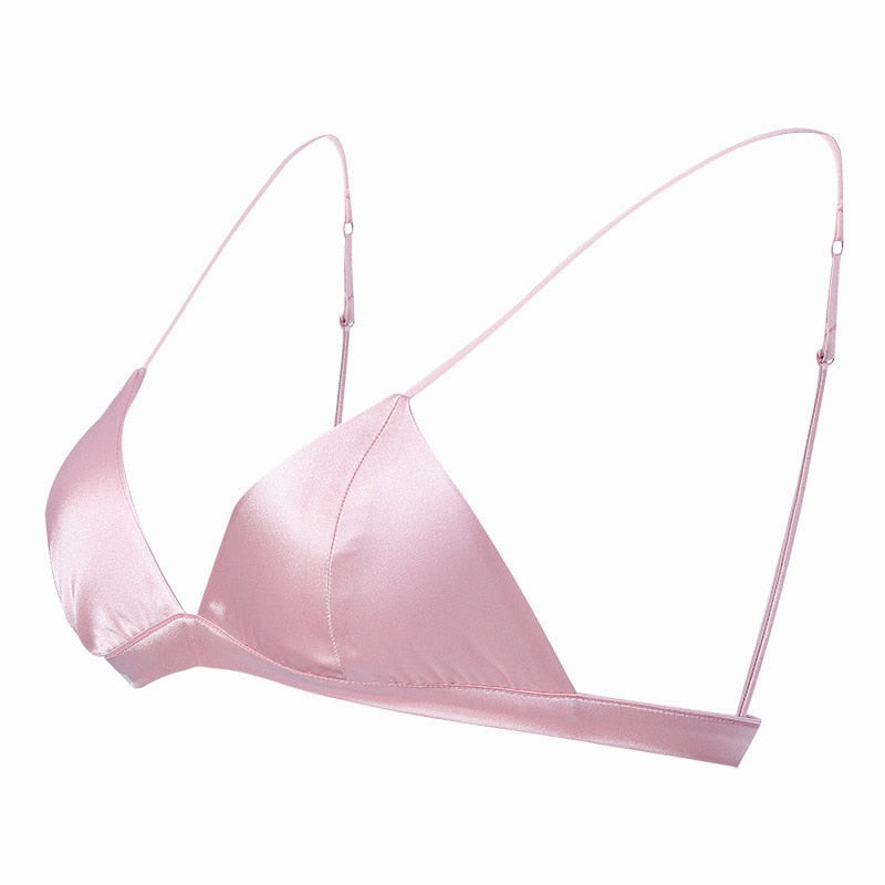 Thin Padded Women Natural Silk Bra | All For Me Today