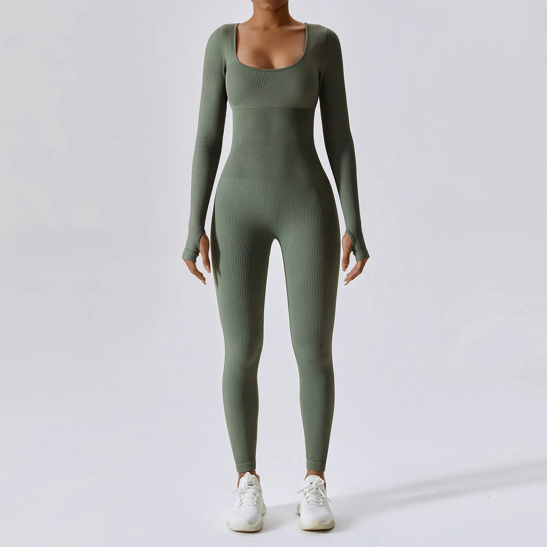 Tight Long-Sleeved Women's Bodysuit | All For Me Today