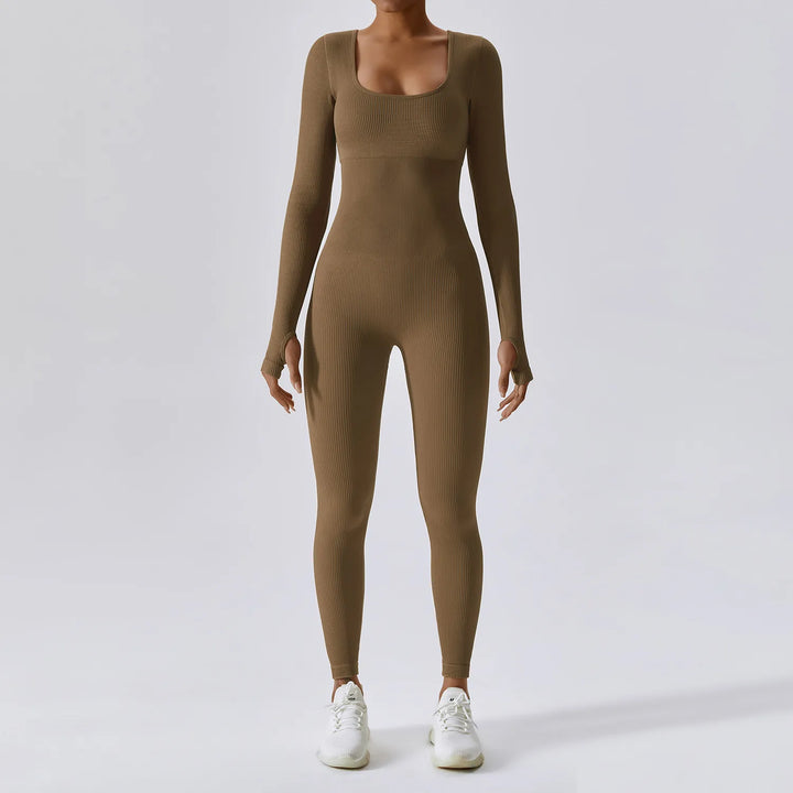 Tight Long-Sleeved Women's Bodysuit | All For Me Today