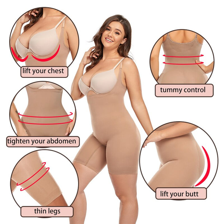 Tummy Control Thigh Slimmer Women's Body Shaper | All For Me Today