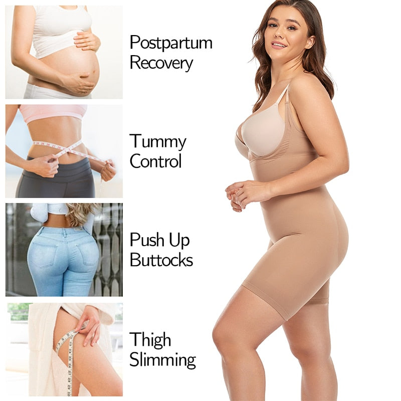 Tummy Control Thigh Slimmer Women's Body Shaper | All For Me Today