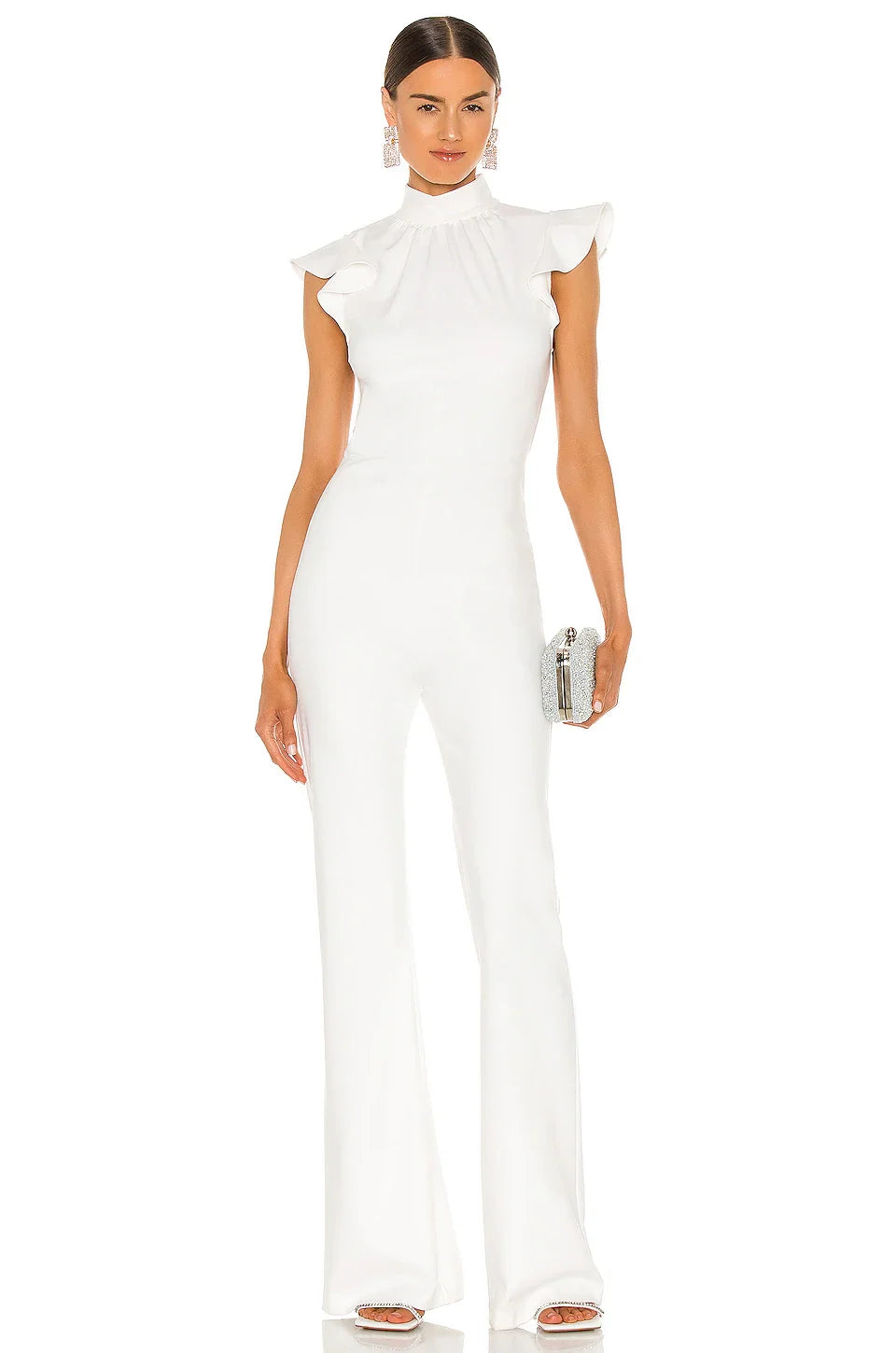 Charming Ruffles O-Neck Romper