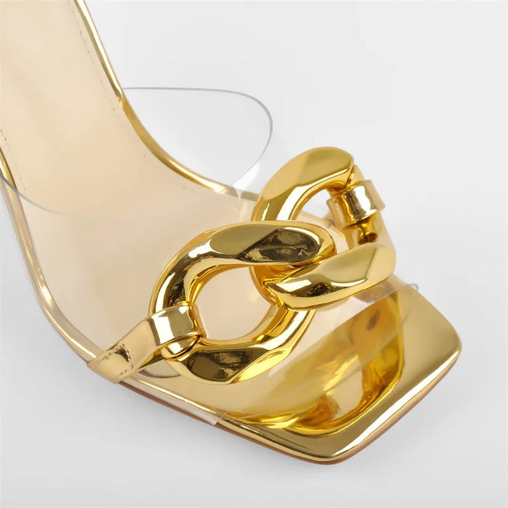 Metallic Glamour Sandals