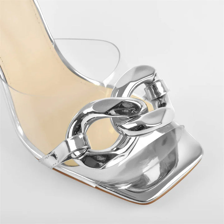 Metallic Glamour Sandals