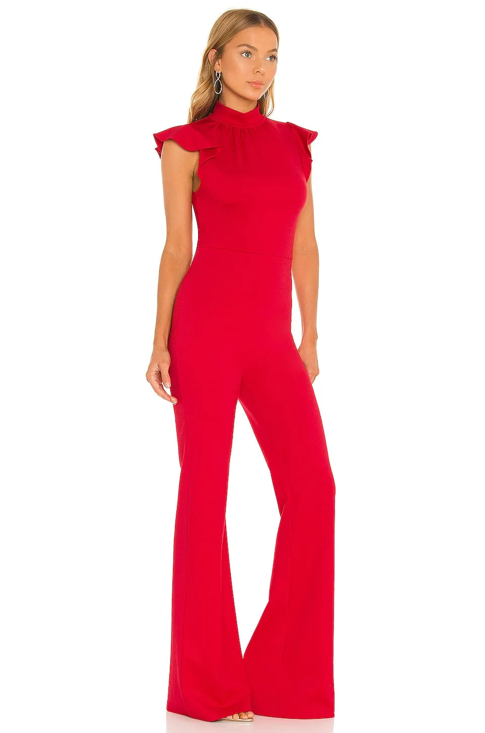 Charming Ruffles O-Neck Romper