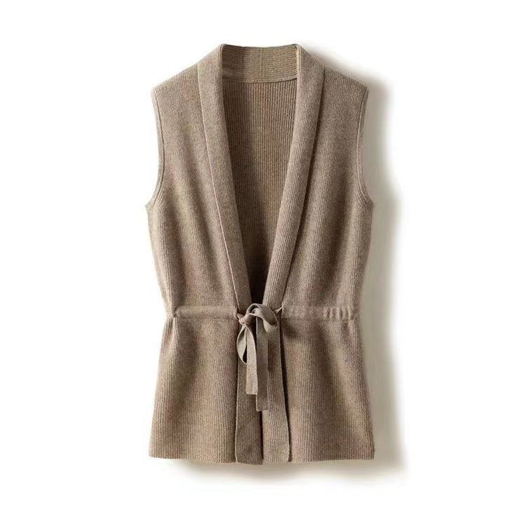 V Neck Women's Sleeveless Cardigan | All For Me Today