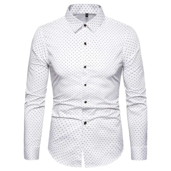 Versatile Slim Fit Men's Long Sleeves Shirt | All For Me Today