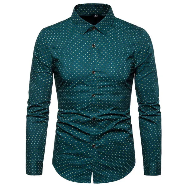 Versatile Slim Fit Men's Long Sleeves Shirt | All For Me Today