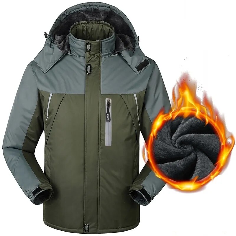 Windbreaker Men's Hooded Parkas | All For Me Today