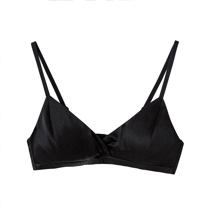 Wire Free Women Natural Silk Bra | All For Me Today