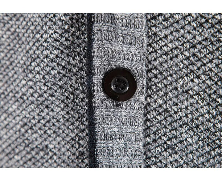 Wool Thickened Men's Button Cardigan | All For Me Today