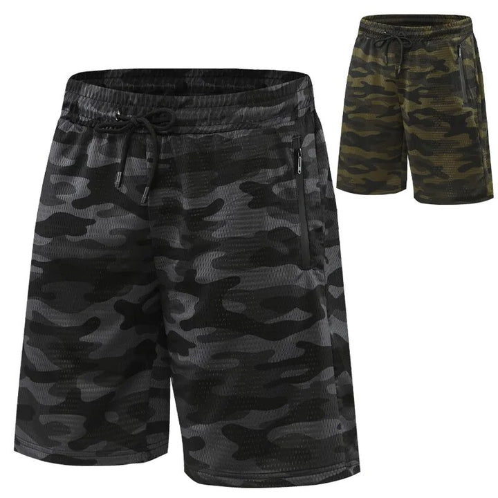 Zipper Pocket Men‘s Camouflage Shorts | All For Me Today