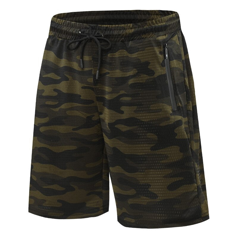 Zipper Pocket Men‘s Camouflage Shorts | All For Me Today