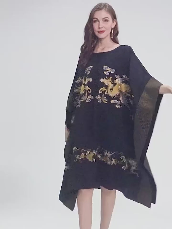 Retro Silk Fragrant Dress