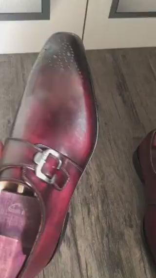 Full Grain Calf Leather Handmade Men's Shoe