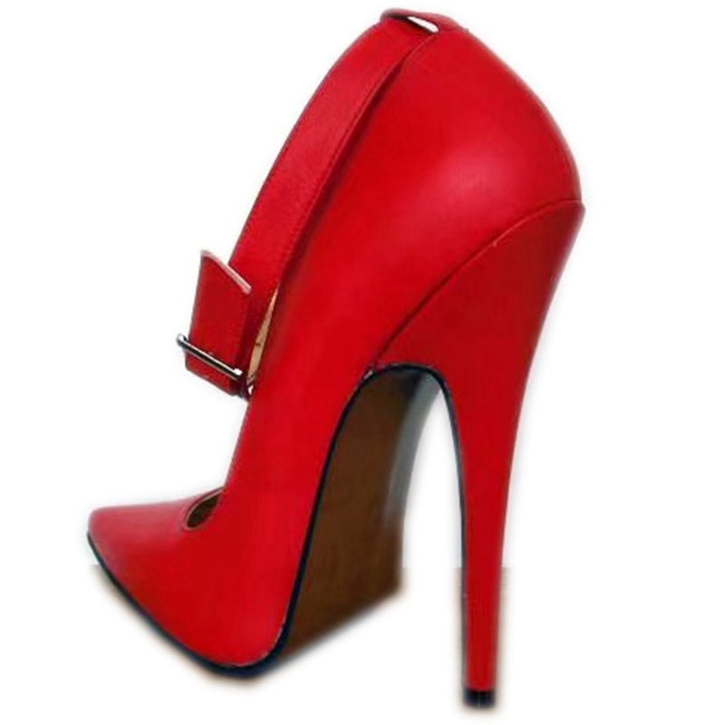 Ankle Strap Spike High Heels Women's Pump Shoes | All For Me Today