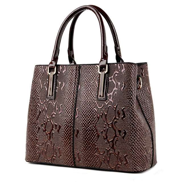 Big Capacity Leather Tote Shoulder Handbag | All For Me Today