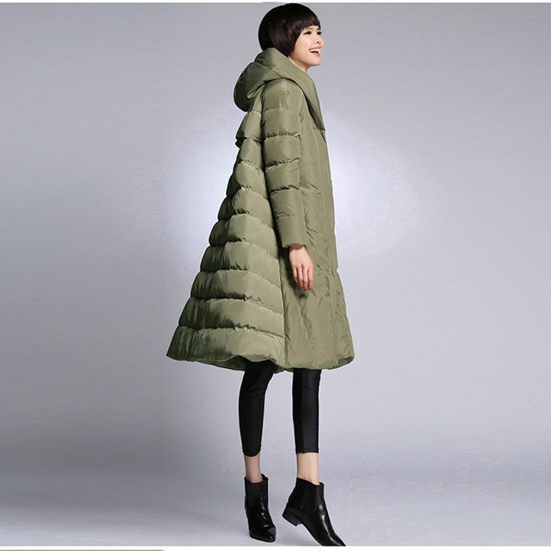 Big Hem Women's Down Parka Coat | All For Me Today