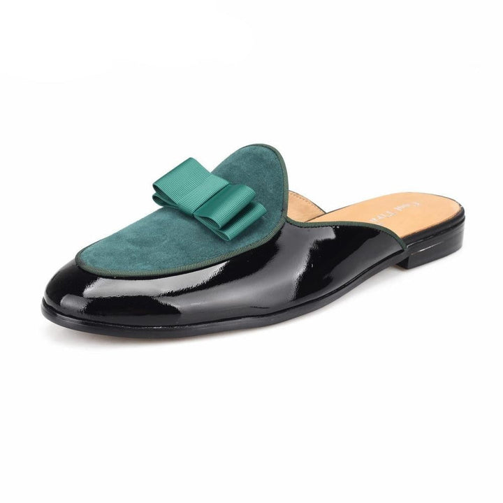 Bow Tie Men's Slip-On Flats Mules Slippers | All For Me Today