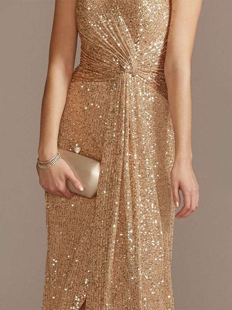 Bright Night Sequins Women's Prom Cocktail Dress| All For Me Today