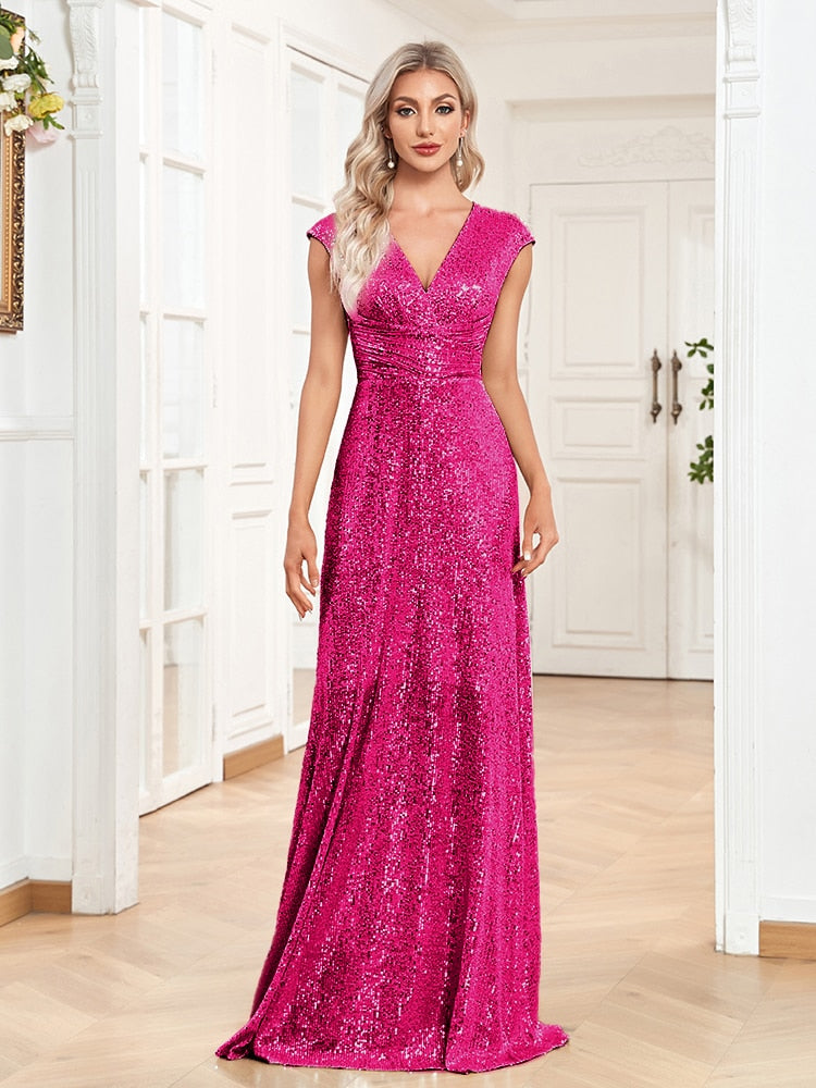 Bright Night Sequins Women's Prom Gown | All For Me Today