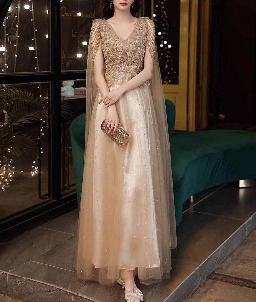 shawl for prom dress Cape A Line Women's Beading Shawl Prom Gown