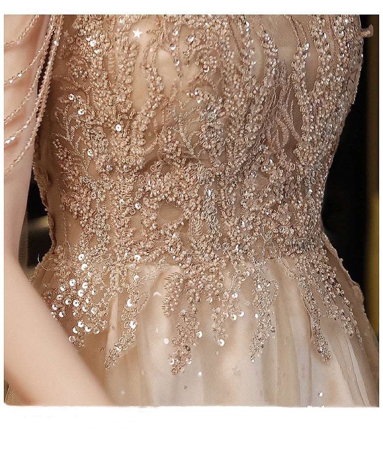 Cape A Line Women's Beading Shawl Prom Gown Cape A Line Women's Beading Shawl Prom Gown