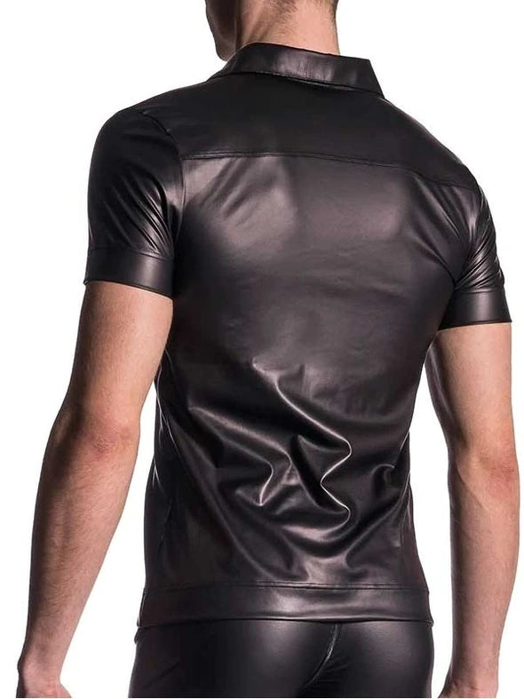 Casual Leather Men's Polo T-Shirt | All For Me Today