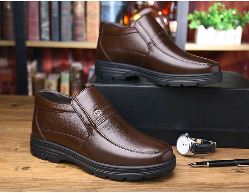 Chapman Genuine Cow Leather Men's Ankle Boots | All For Me Today