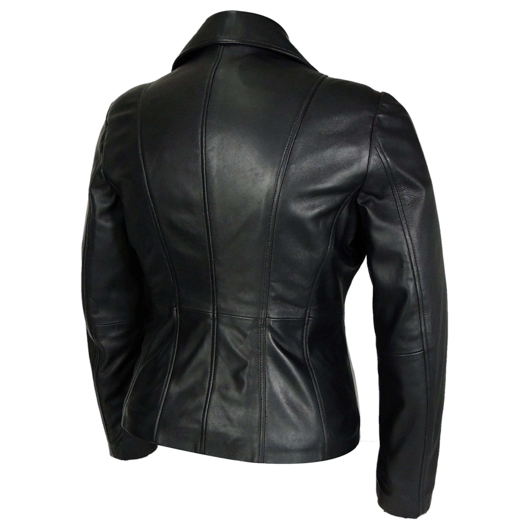 Charlotte Women's Lambskin Leather Jacket All For Me Today