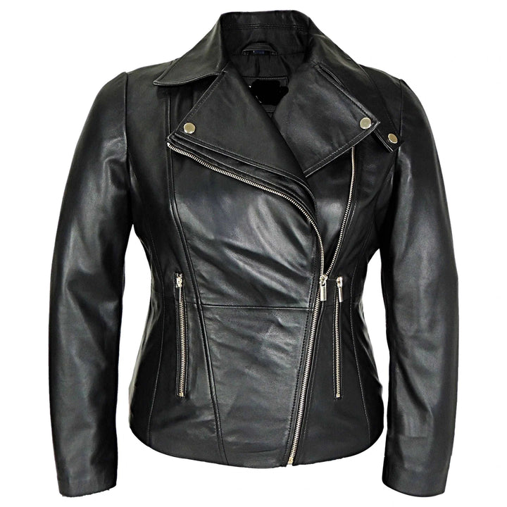 Charlotte Women's Lambskin Leather Jacket | All For Me Today