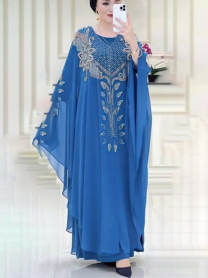 Chiffon Boubou 2 PCS Dubai Abaya Kaftan | All For Me Today