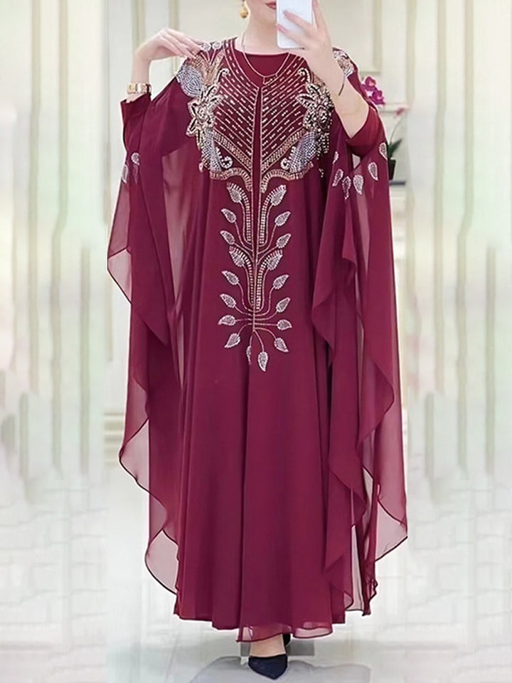 Chiffon Boubou 2 PCS Dubai Abaya Kaftan | All For Me Today