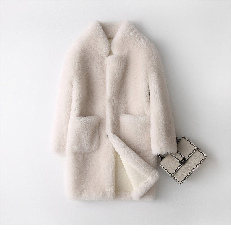 Chunky Women's Faux Shearling Jacket | All For Me Today