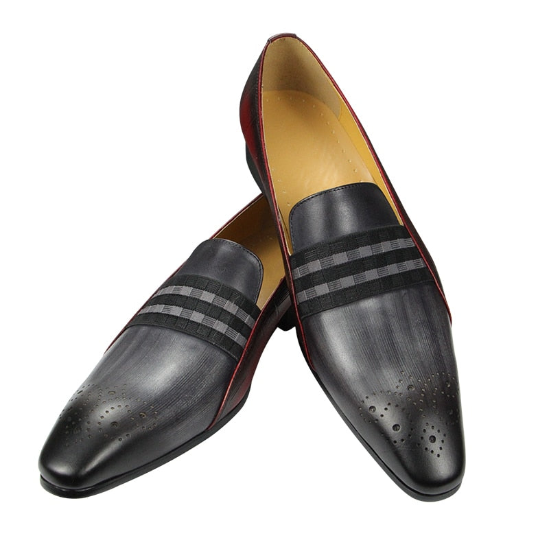 Classic Double Color Loafer Professional Shoes | All For Me Today