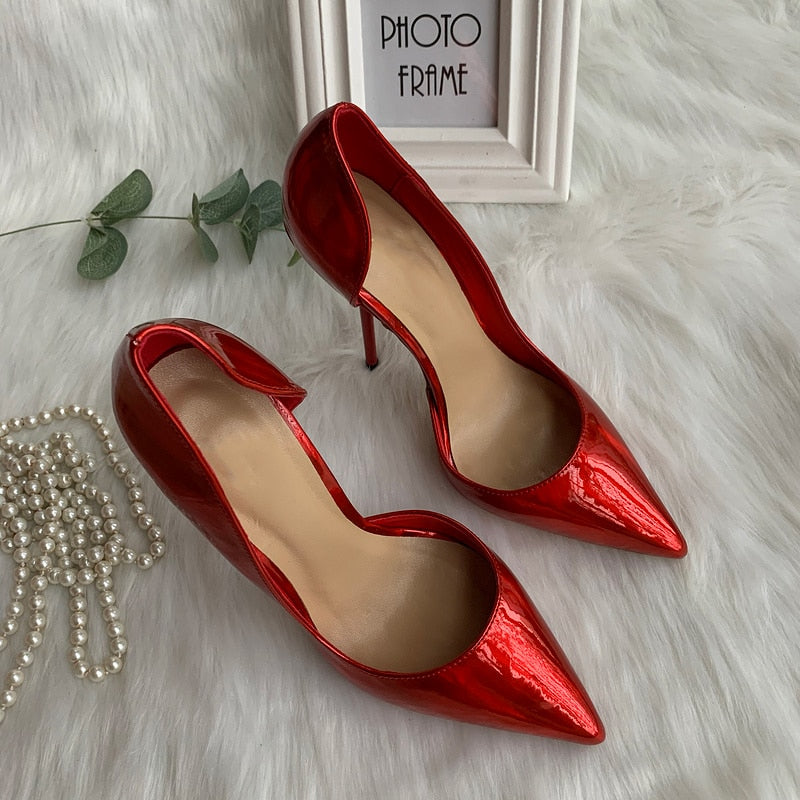 Cyprus Half D'orsay Women's Stiletto Pumps | All For Me Today