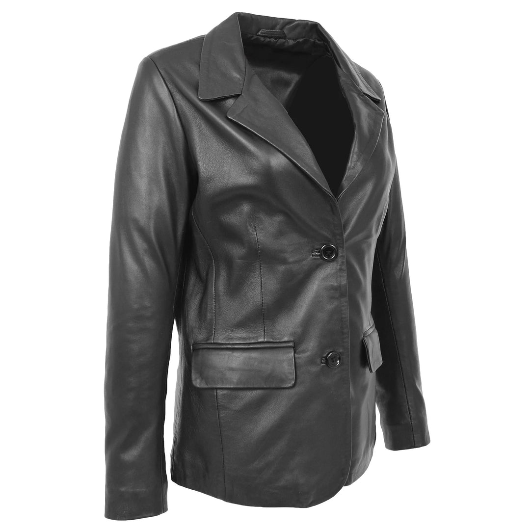 Dinner Style Classic Women's Leather Blazer | All For Me Today