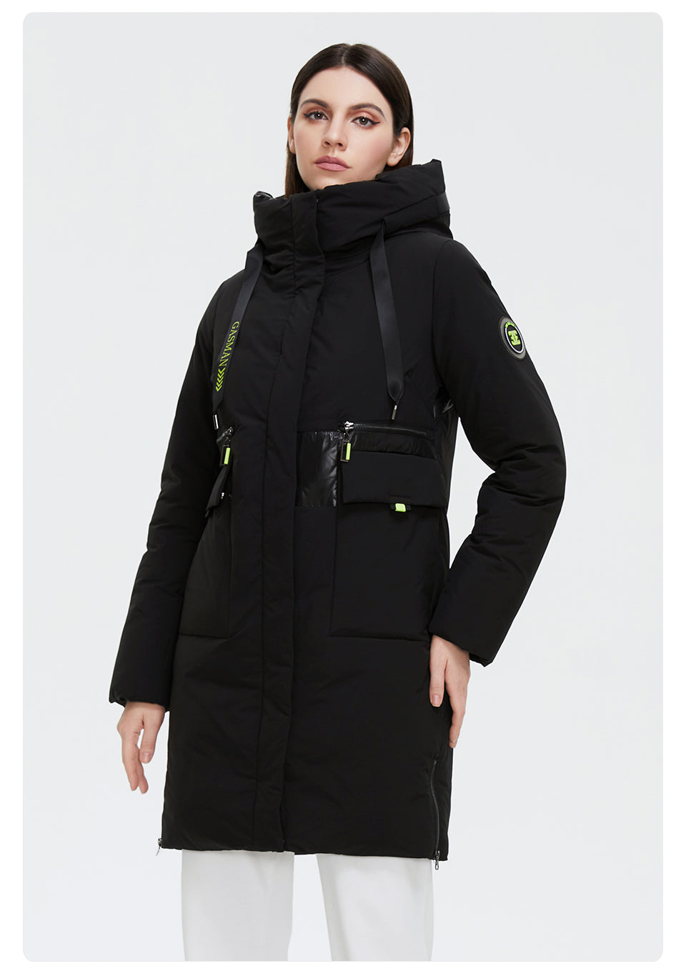 Double Breasted Women's Down Parka Coat | All For Me Today