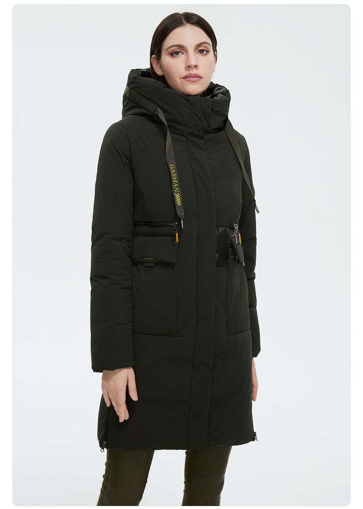 Double Breasted Women's Down Parka Coat | All For Me Today