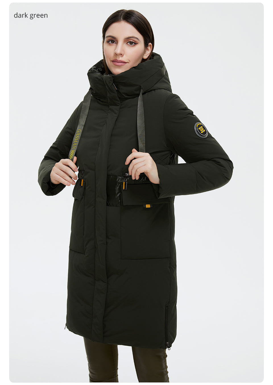 Double Breasted Women's Down Parka Coat | All For Me Today