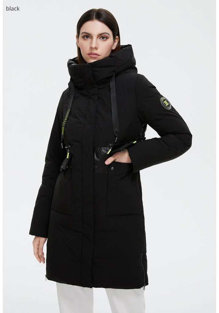 Double Breasted Women's Down Parka Coat | All For Me Today