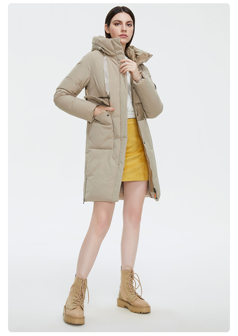 Double Breasted Women's Down Parka Coat | All For Me Today