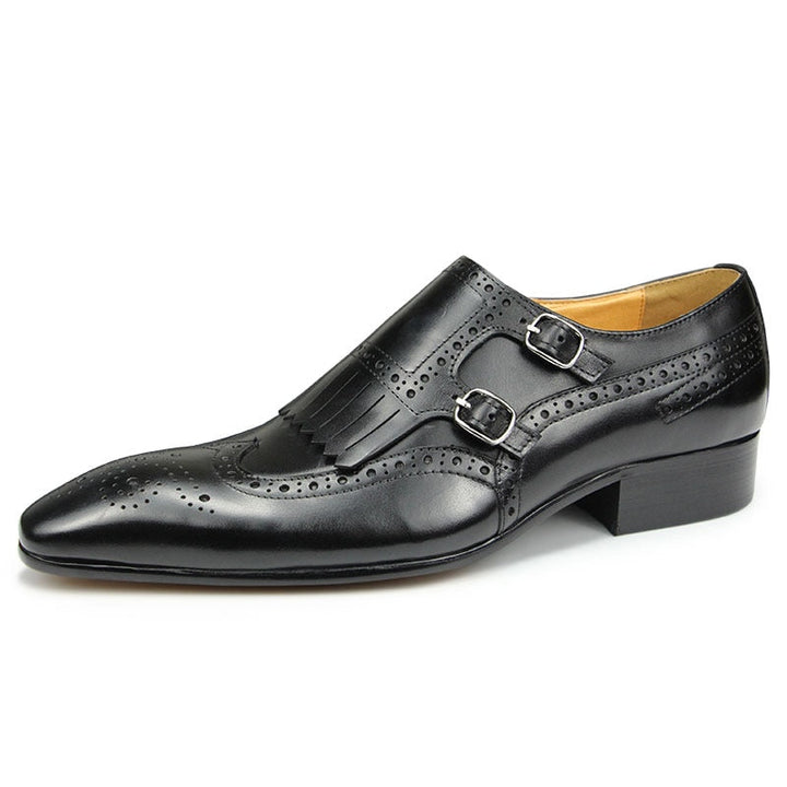 Double Monk Strap Comfortable Men's Dress Shoes | All For Me Today