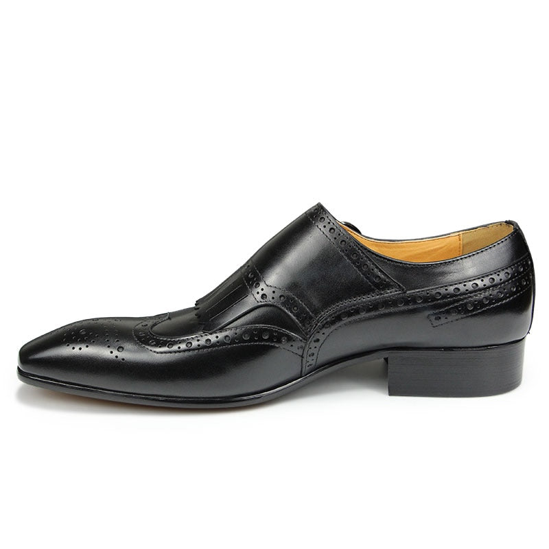 Double Monk Strap Comfortable Men's Dress Shoes | All For Me Today